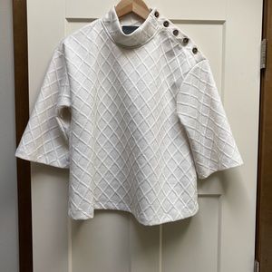 FLASH SALE Anthropologie Cream White Sweater Top EUC